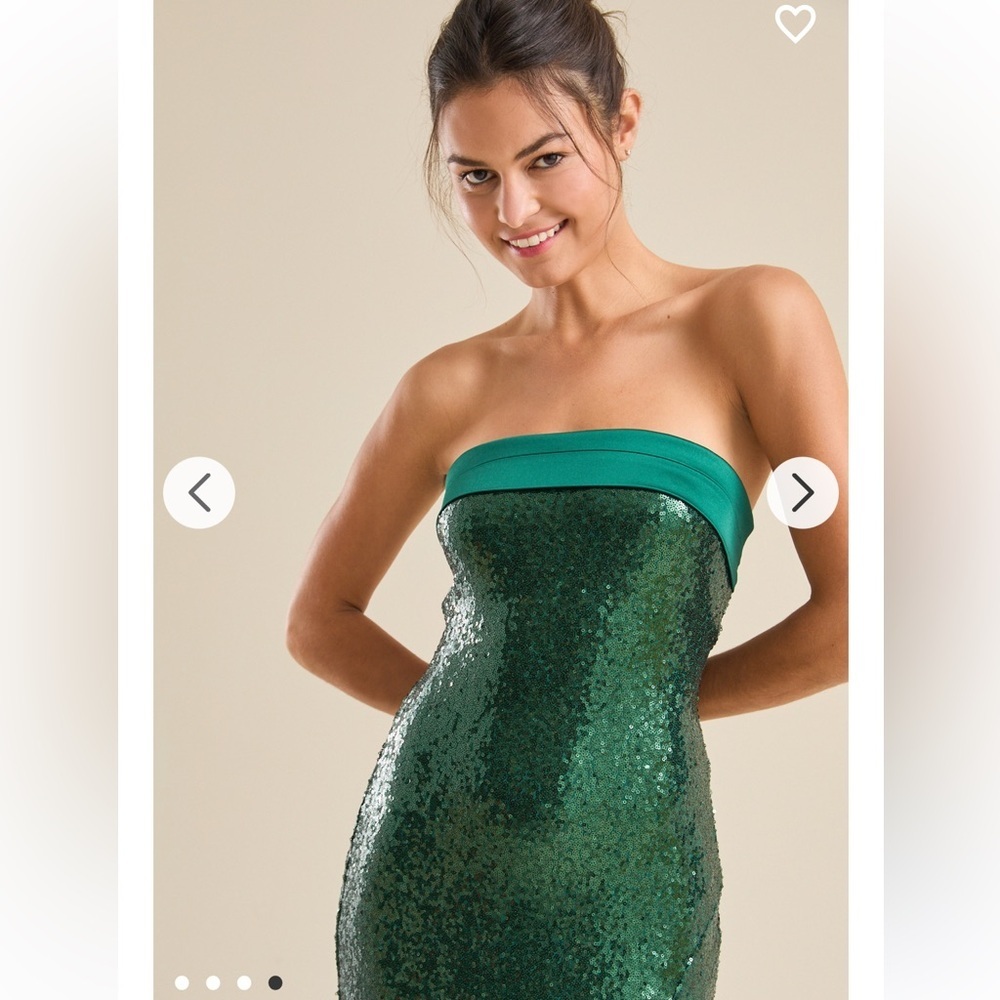 Paityn Strapless Sequin Maxi Dress Altar’d State New with Tags - Picture 4 of 4